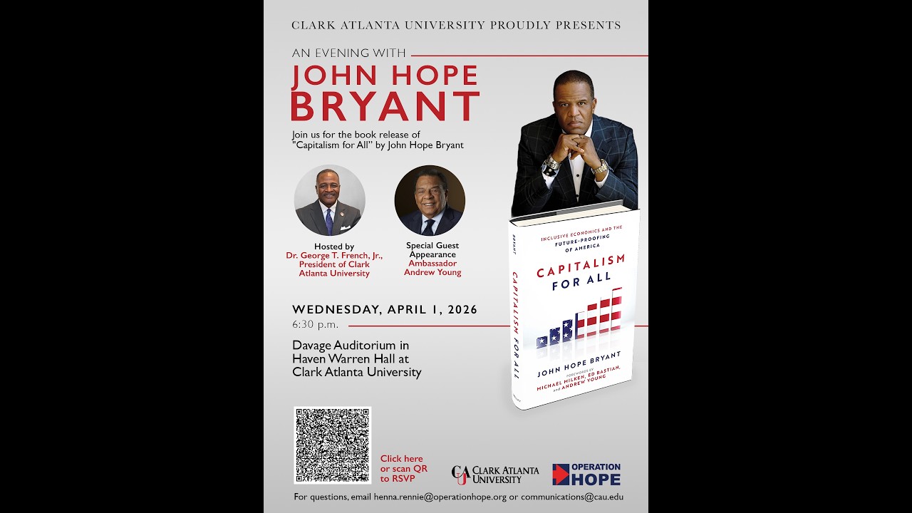 An evening with John Hope Bryant book signing presentation: 'Capitalism for All'.
