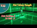 Nyobain alat tukang canggih, 3D 12 line laser auto level dari BANGGOOD