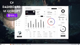 UI Design Admin E-Commerce - Winform C# Guna Framework