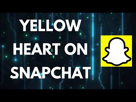 Yellow Heart On Snapchat