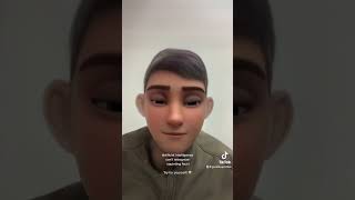 AI can’t recognize squinting face! Cartoonify filter on Tiktok can’t capture squinting of eyes!! 😂