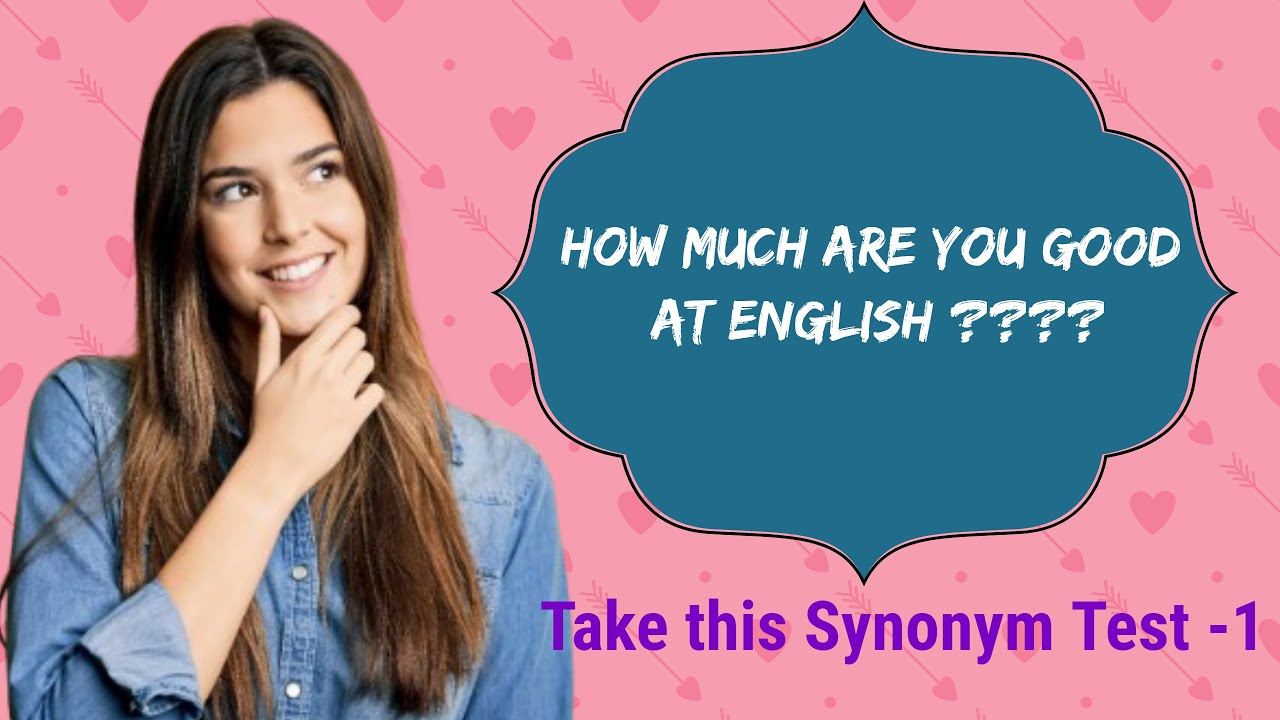 Synonym Quiz 1 Vocabulary Test Synonyms Interesting Quiz