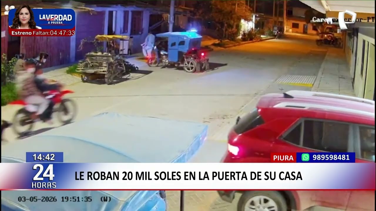 Piura: delincuentes asaltan a empresaria y se llevan S/ 20 mil