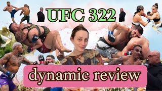 UFC 322 - a dynamic review // now that was one-sided!