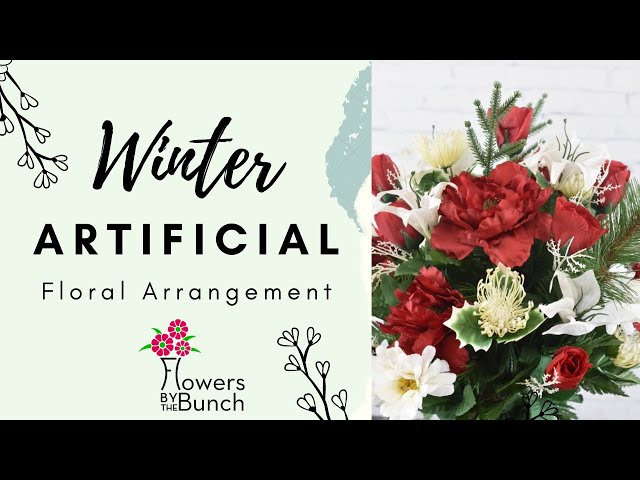 Winter Artificial Arrangement - Floral Design 