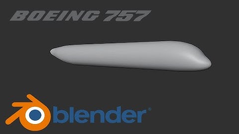 How to make a plane in blender | Fuselage Tutorial