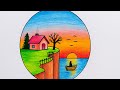 Beautiful drawing of scenery 😍🤩 || scenery drawing