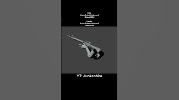 M16 Reload Animation And Tech View #shorts #blender #weapon #reload