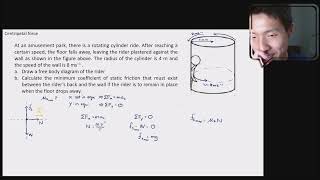 Horizontal Circular Motion (Example 3) [Chapter 5: Circular Motion]