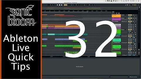 Ableton Live Quick Tips: Quickly Move Clips in Arrangement View