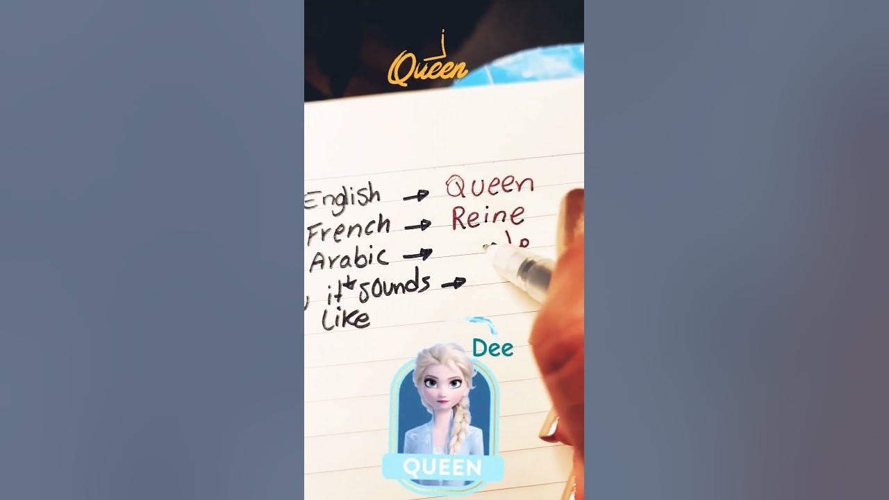 how-to-say-queen-in-3-languages-writing-egyptian-arabic-french