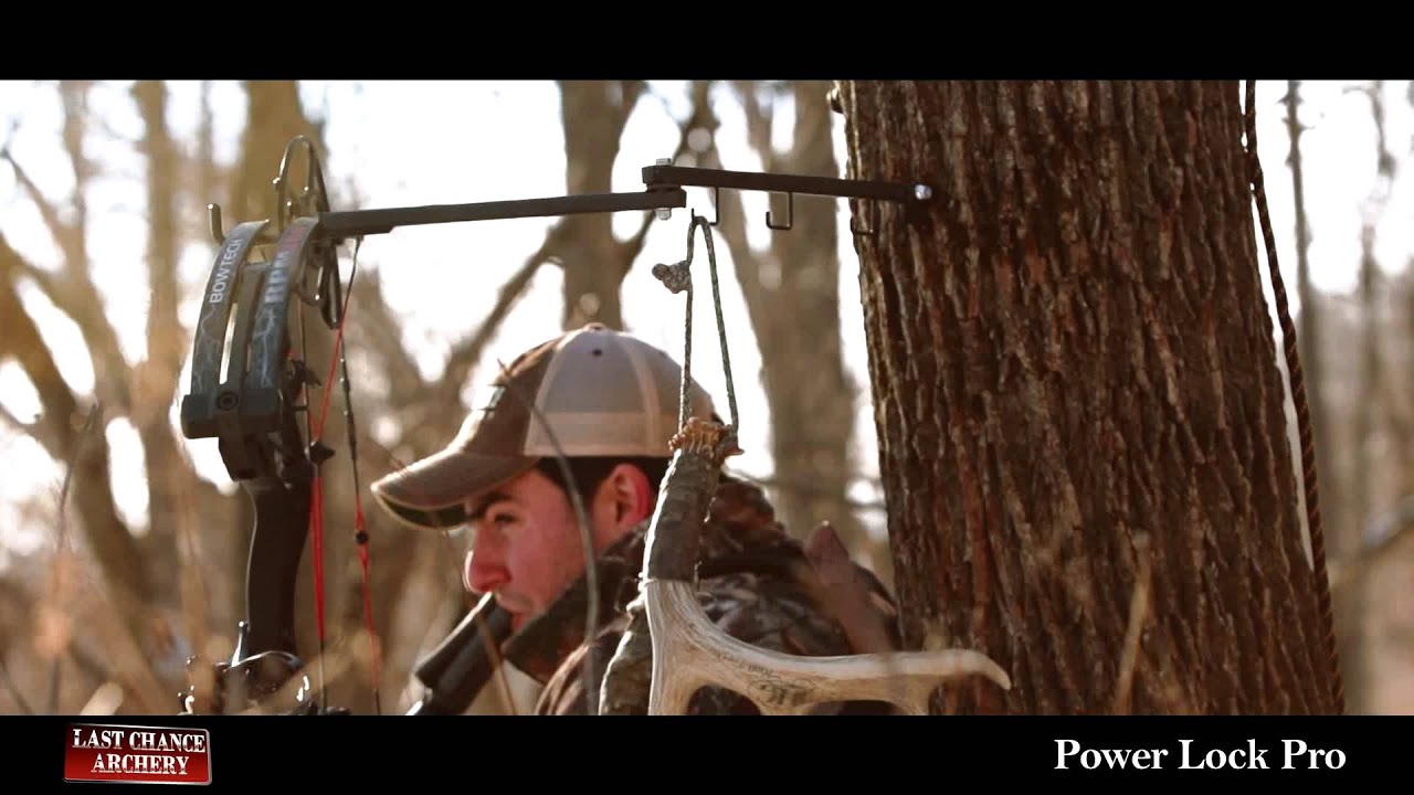 Last Chance Archery, Power Lock Pro Bow Hanger - YouTube