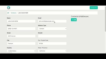 Odoo - Website Contact management