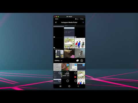 Instagram's media picker