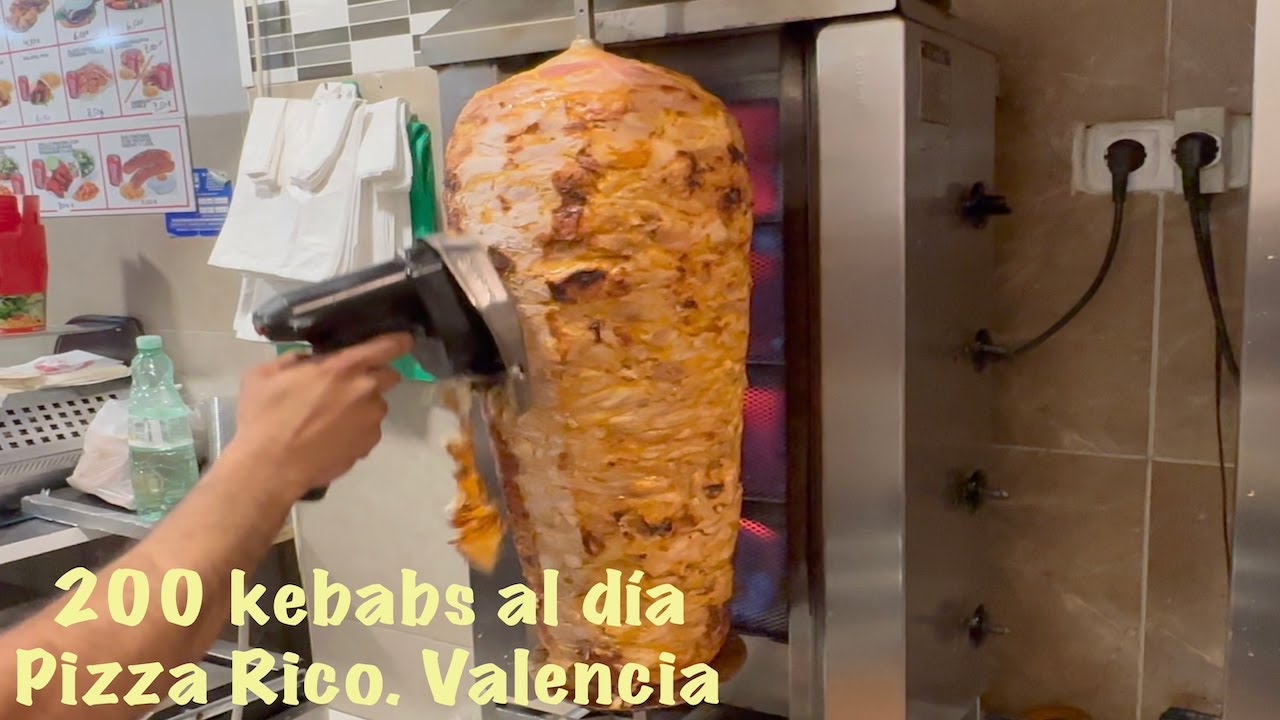 Kebab Valencia. Vende 200 Kebabs al día YouTube