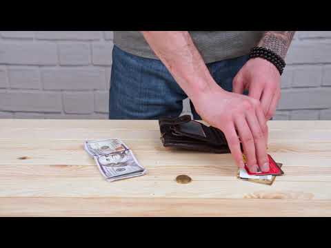 Гаманець Vintage 14602 шкіряний Коричневий, видео 1