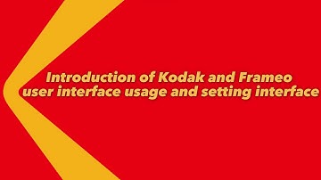 Comparison of function interface and setting interface of kodak and frameo digital photo frame