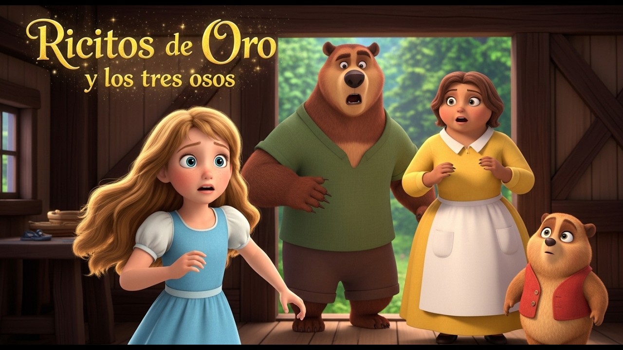 Ricitos de Oro y los tres osos | Cuento para dormir para niños