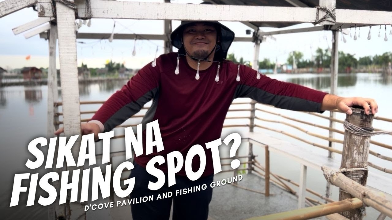 Fishing dito sa sikat na fish pond na may malalaking Dory | D'Cove Pavilion and Fishing Ground