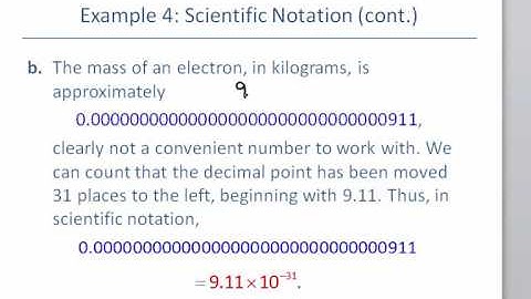 Section 1.2, Scientific Notation