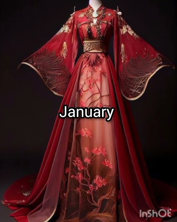 Your kimono according to your birthday month #fypシ゚ #kimono #japanese #traditional #dress #japan