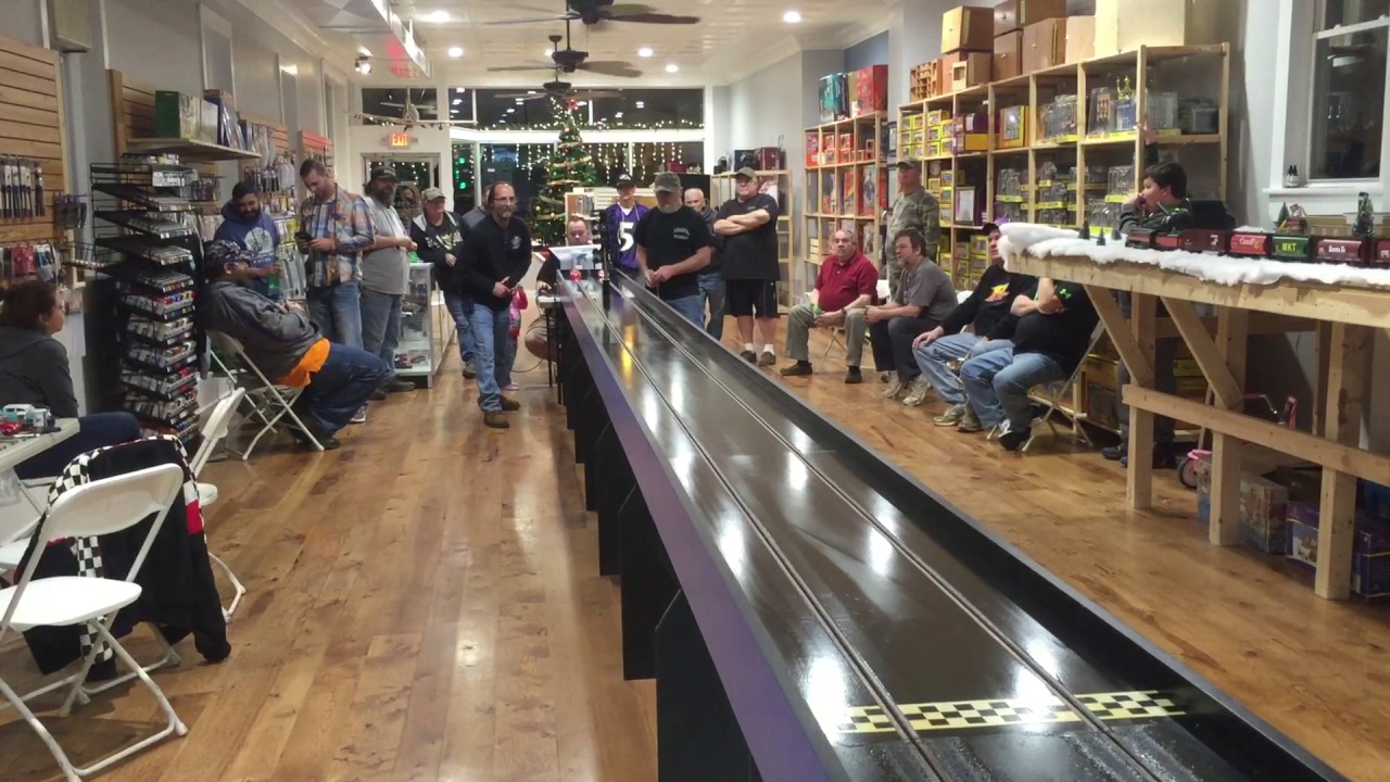 Pro Stock Slot Car Drag Race - YouTube