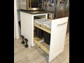 How to convert any kitchen cabinet into pull out wastebasket