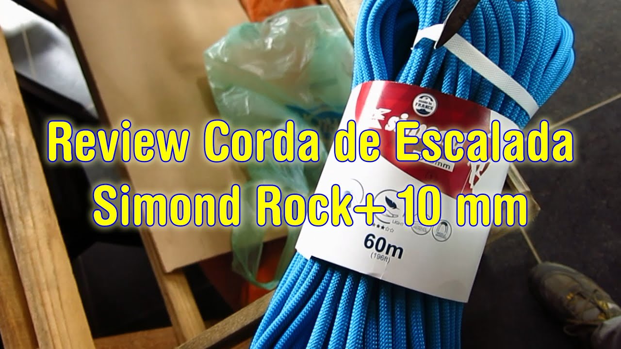 Review Corda de Escalada Simond Rock+ 10mm - teste de corda: é uma boa corda?