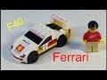 YouTube thumbnail: LEGO Shell V-Power 30192 F40 Ferrari promotional polybag