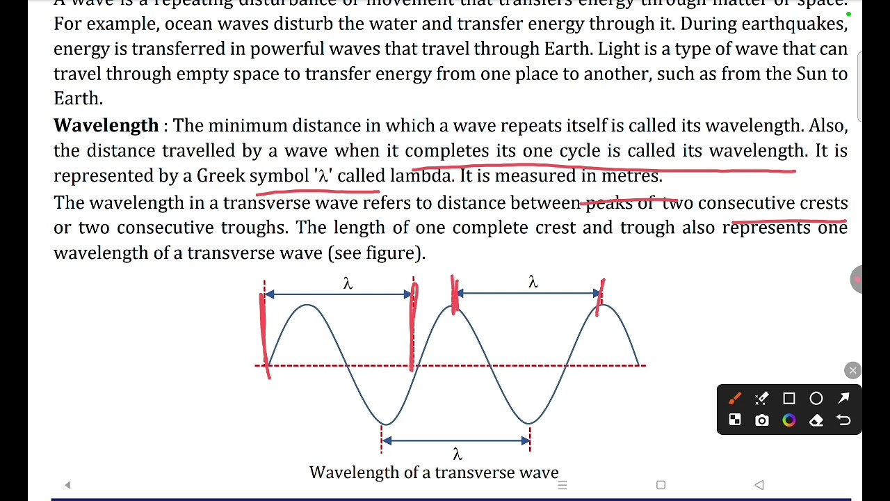Chapter Refraction of light Part-3 wavelength, time period 