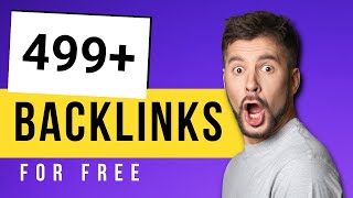 Get 499+ Backlinks For FREE (Growth Hack)