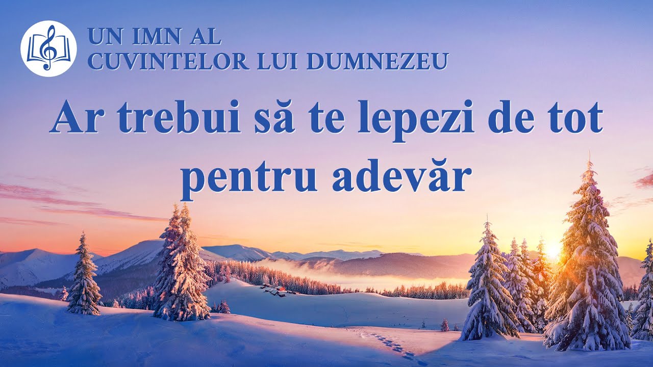 Muzică creștină 2020 „Ar trebui să te lepezi de tot pentru adevăr”