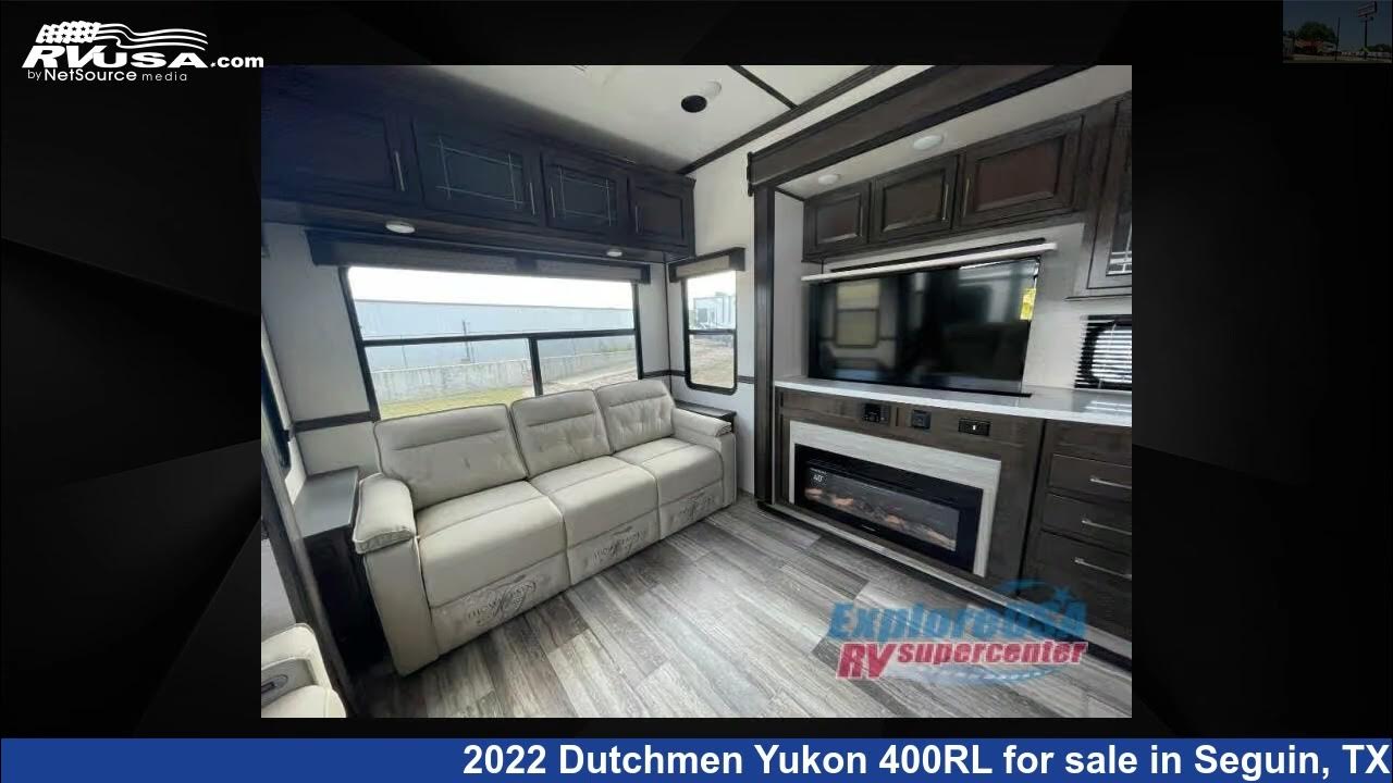 Beautiful 2022 Dutchmen Yukon 400RL Fifth Wheel RV For Sale in Seguin