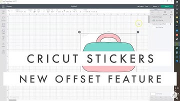How to Make an Offset in Cricut Design Space // Planner Sticker Tutorial