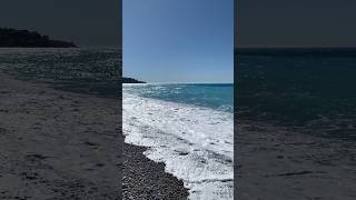 Nothing added.Just the sound of the sea #nice #silentcoast #oceanwaves #mediterraneansea
