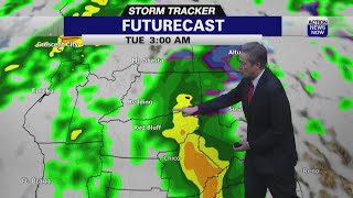 Storm Tracker Forecast - Areas Of Welcome Rain Late Tonight And Tuesday