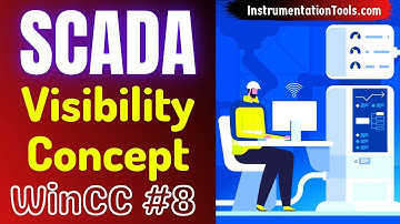SCADA Training Course 8 - Show or Hide Objects in SCADA | Object Visibility Animation