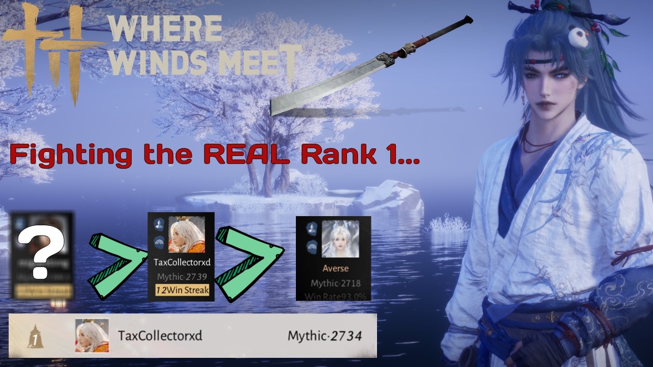 Where Winds Meet - Fighting the (REAL) Rank 1...