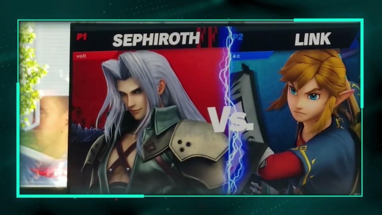 Smash Bros Ultimate Volt Sephiroth VS Enanito Link Magik4  Local Tournament