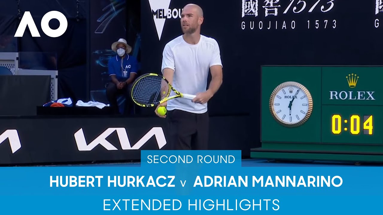 Hubert Hurkacz v Adrian Mannarino Extended Highlights (2R) Australian Open 2022