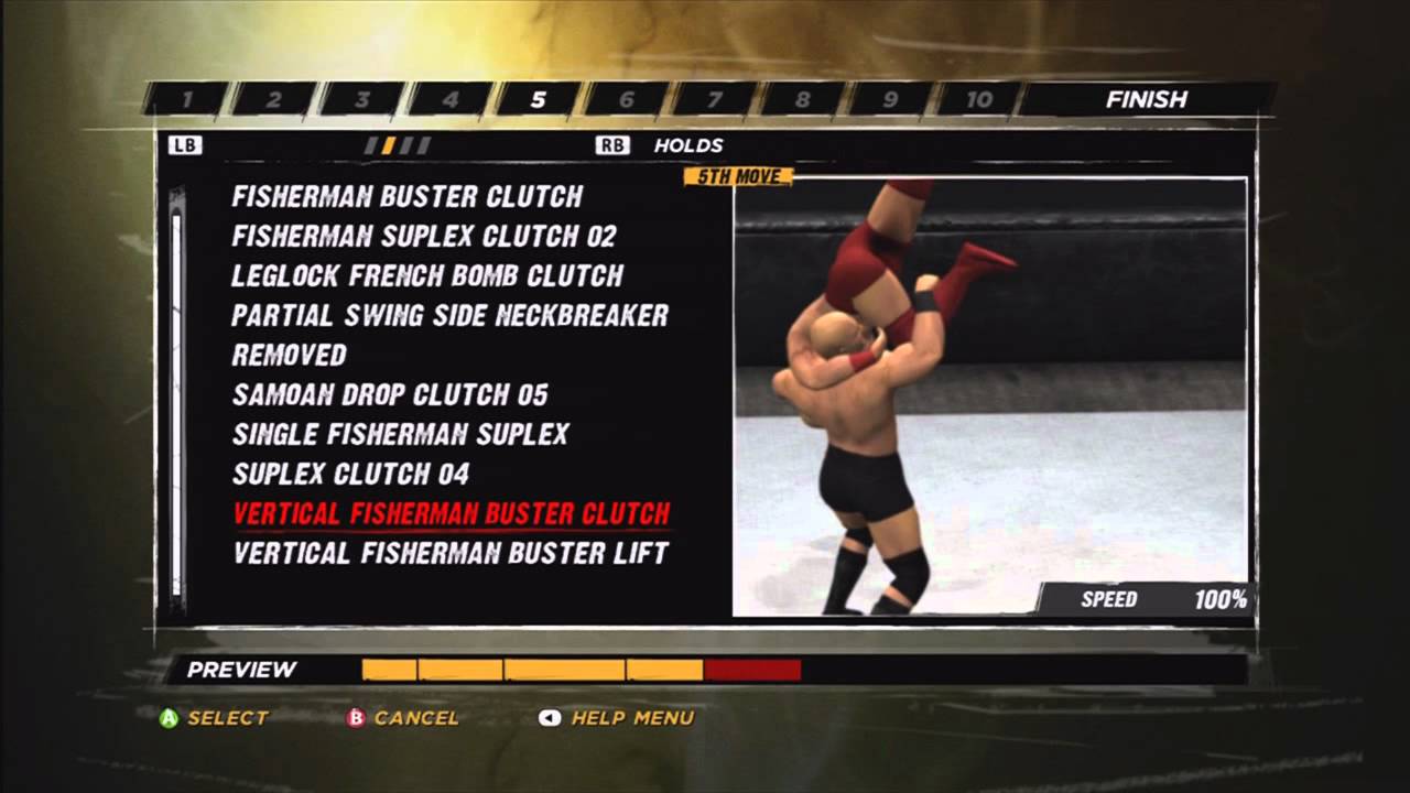 WWE '12 Create-A-Finisher | The Frostbite