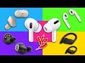 AirPods Pro vs Sony WF-1000XM3 vs Powerbeats Pro vs Sennheiser Momentum vs AirPods Review!