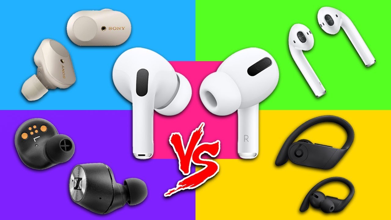 AirPods Pro vs Sony WF-1000XM3 vs 