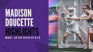 Madison Doucette Makes 9 Saves Against The Buckeyes - Highlights Vs Ohio State Mar. 19