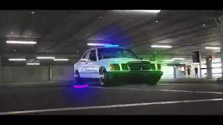 CLEAN MERCEDES 190E GLOWING EFFECT. ADOBE AFFTER EFFECTS / 4K