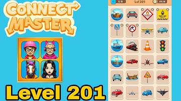 Connect master match puzzle level 201 solution walkthrough 