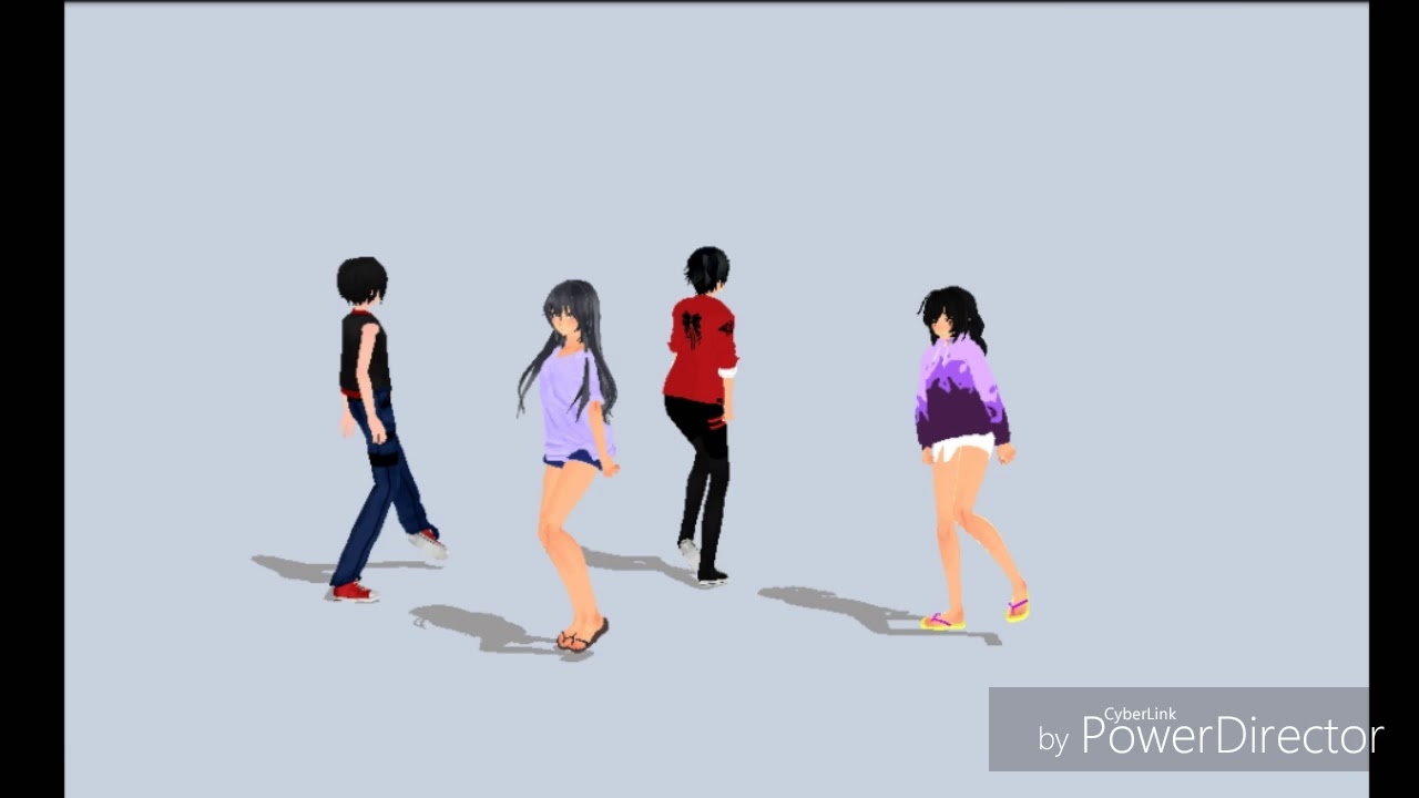 [MMD x APHMAU x JESS x JASON] Poker Face - Aphmau, Jess, Aaron, Jason