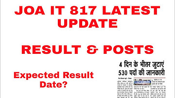 JOA IT 817 Latest Update