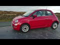 Fiat 500 Lounge 1.2 Petrol 2017 finished in Red ❤️5️⃣0️⃣0️⃣❤️ Walk Around