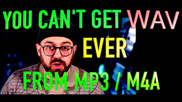 Why You Must Always Get The Wave File!  You CAN